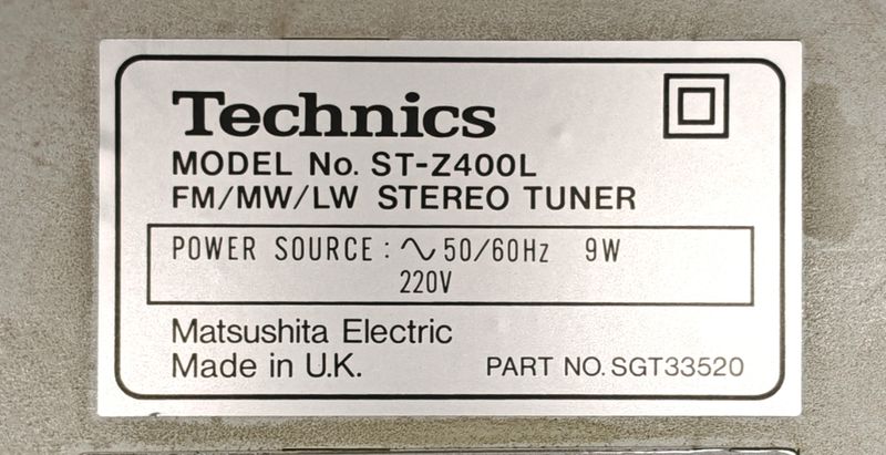 Тюнер Technics ST-Z400L