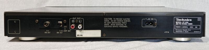 Тюнер Technics ST-610 Quartz