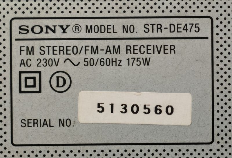 Amplificador Sony STR-DE475, mando y bluetooth