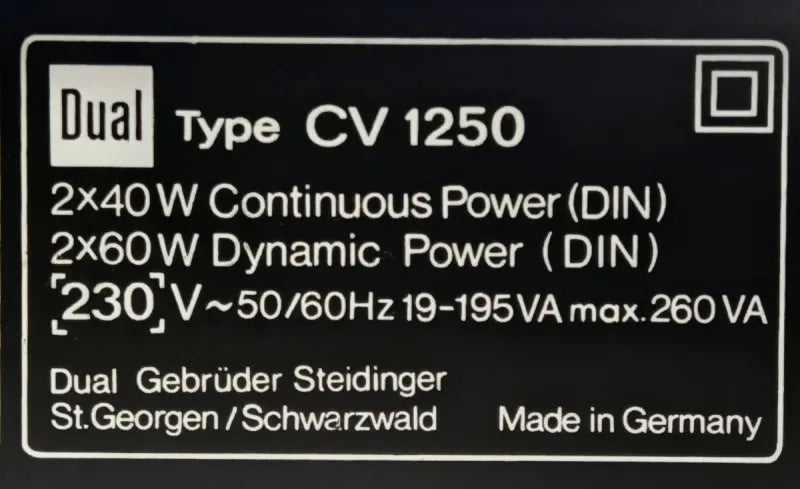 Amplificador Dual SV 1250 Plata