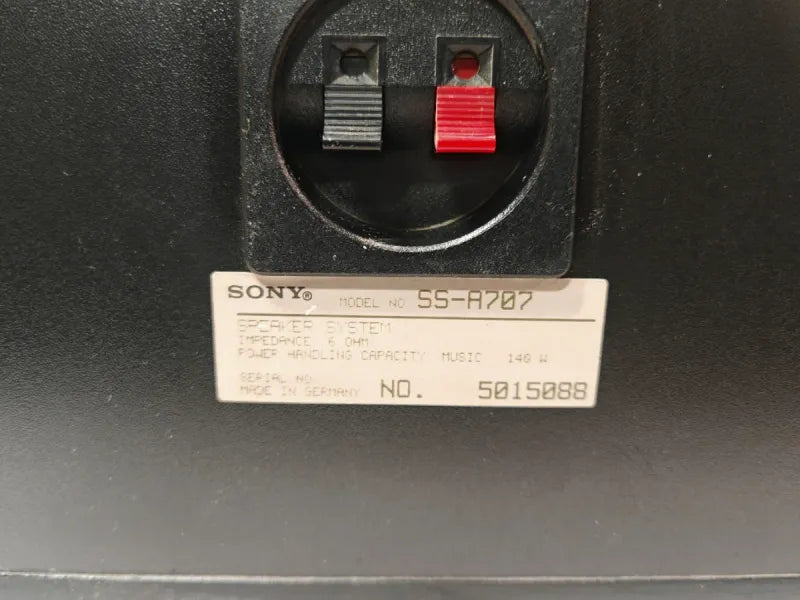 Altavoces Sony SS-A707 Negros