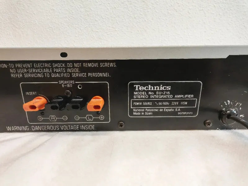 Amplificador Technics SU-Z15 Plata