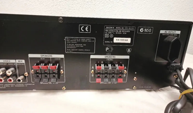 Amplificador Sony STR-DE235 Negro