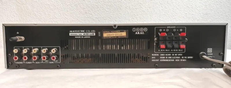 Amplificador Akai AM-U2 Stereo Integrado