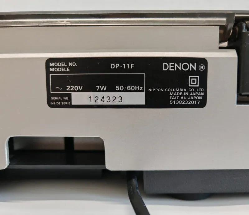 Tocadiscos Denon DP-11F Direct Drive Automático