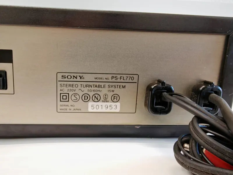 Tocadiscos Sony PS-FL770 Tangencial Automático