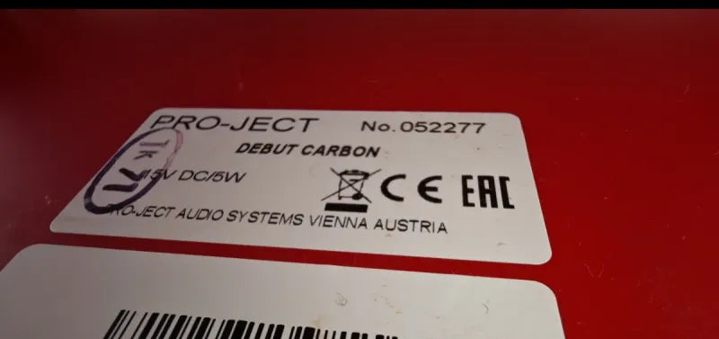 Pro-Ject Debut Carbon Turntable Red