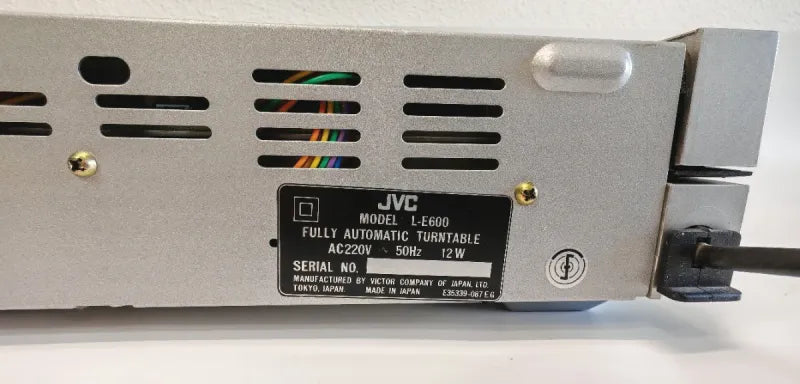 Tocadiscos JVC L-E600 Automático Tangencial