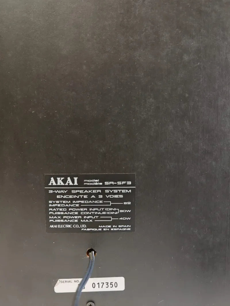 Altavoces Akai SR-SF3