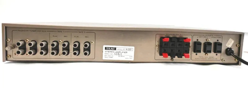 Amplificador Estéreo Integrado TEAC A-50 DC