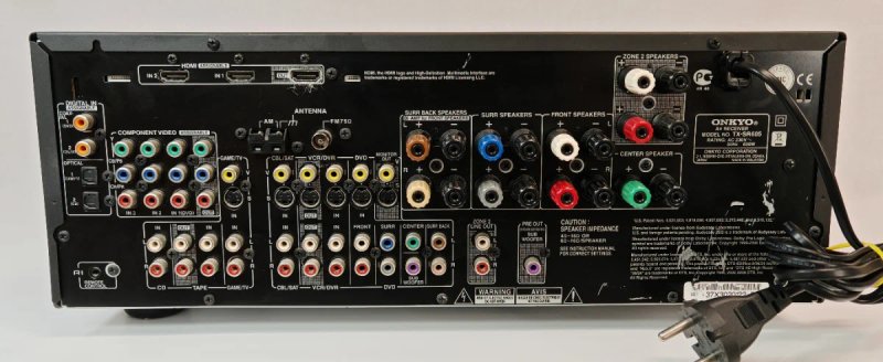 Amplificador Onkyo TX-SR605 Negro
