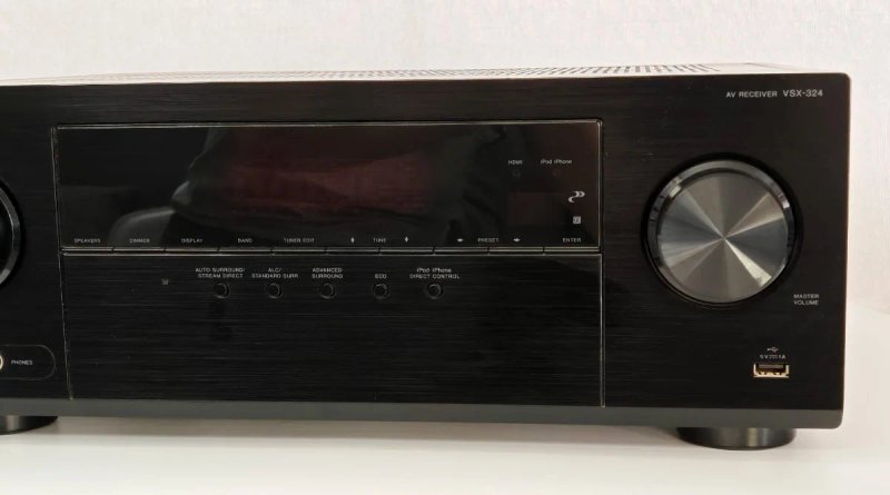 Amplificador Pioneer VSX-324 HDMI 4k sin altavoces