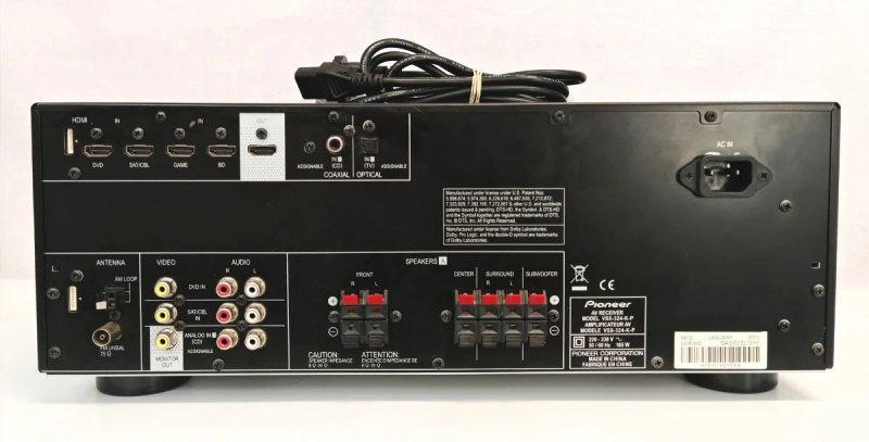 Amplificador Pioneer VSX-324 HDMI 4k sin altavoces
