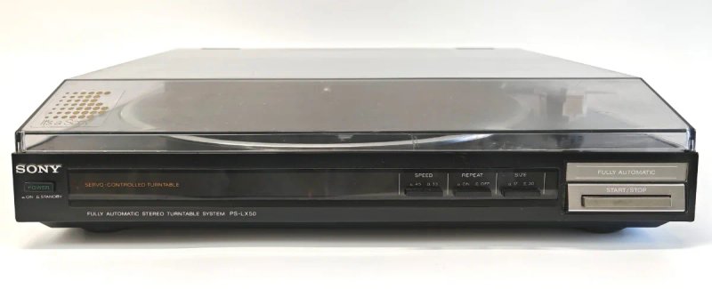 Tocadiscos Sony PS-LX50 Automático Negro/Plata