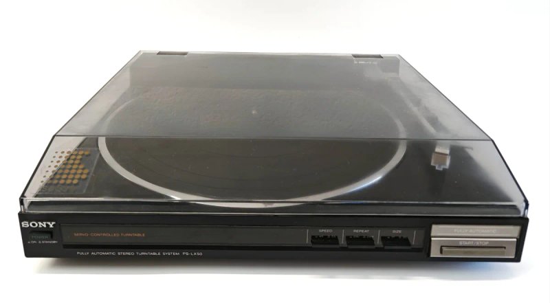 Tocadiscos Sony PS-LX50 Automático Negro/Plata