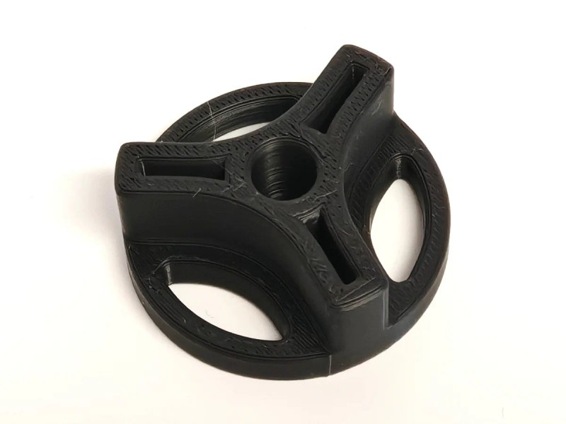 Adaptador Vinilo 33-45 RPM Negro