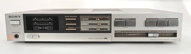 Amplificador Sony TA-AX22 Plata/Negro