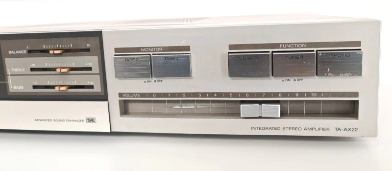 Amplificador Sony TA-AX22 Plata/Negro