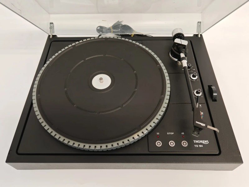 Tocadiscos Thorens TD-104 Negro/Plata