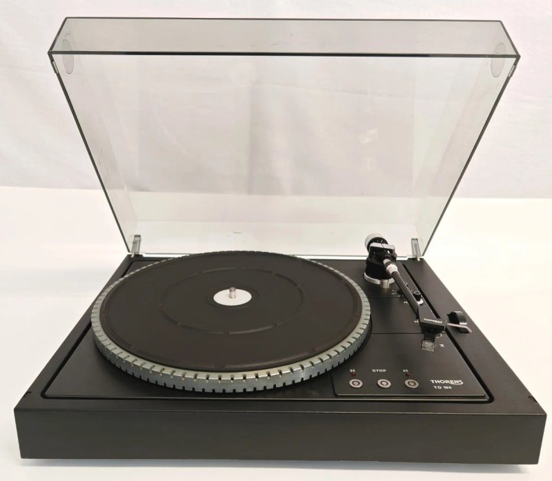 Tocadiscos Thorens TD-104 Negro/Plata