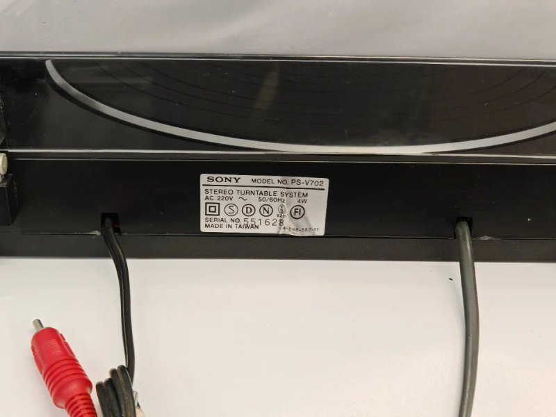 Tocadiscos Sony PS-V702 Automático