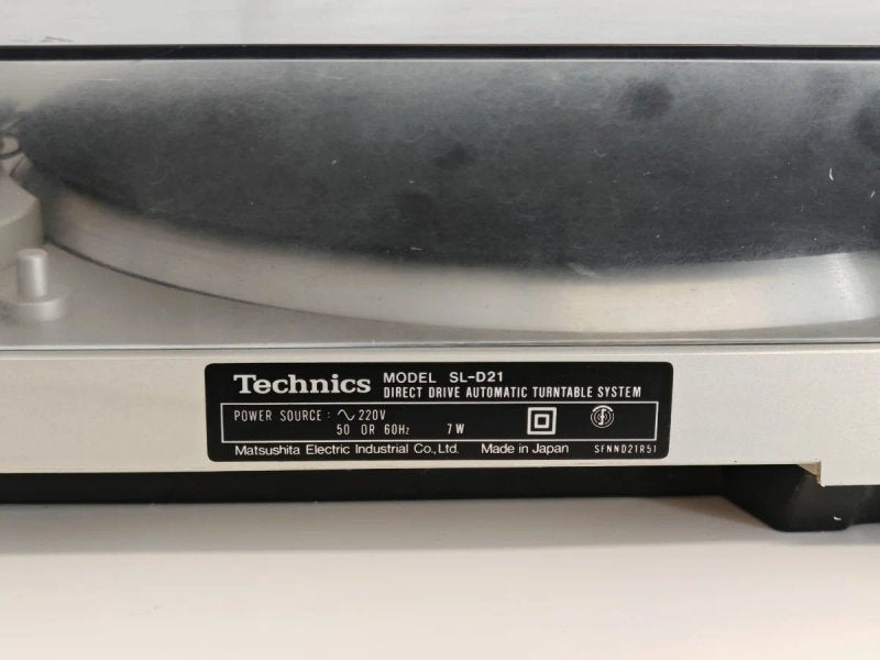Tocadiscos Technics SL-D21 Direct Drive